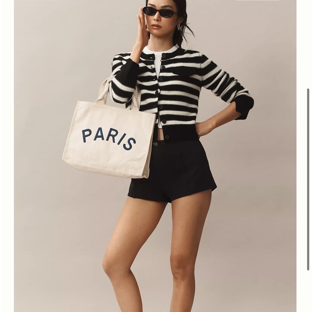 Maeve Cashmere Cropped Cardigan Sweater